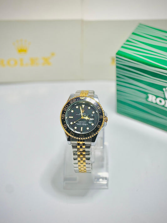 Rolex GMT-Master II – Two-Tone Black & Gold Jubilee Bracelet