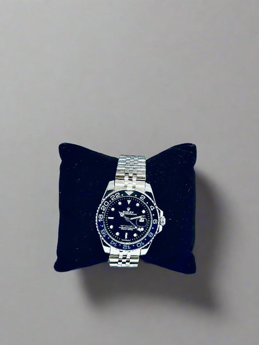 Rolex GMT-Master II – Two-Tone Silver & Blue Jubilee Bracelet