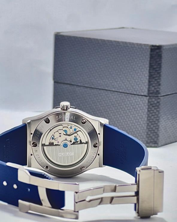 Hublot Classic Fusion Skeleton Automatic Watch – Titanium Finish